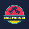 Adhesivo California Retro