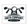 Adhesivo Club de motos Moto Company.