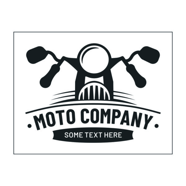 Adhesivo Club de motos Moto Company.